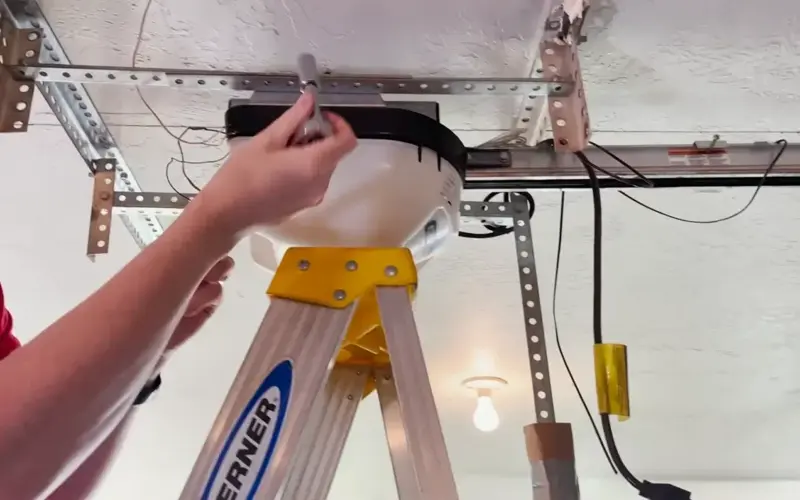Garage door remote and keypad programming